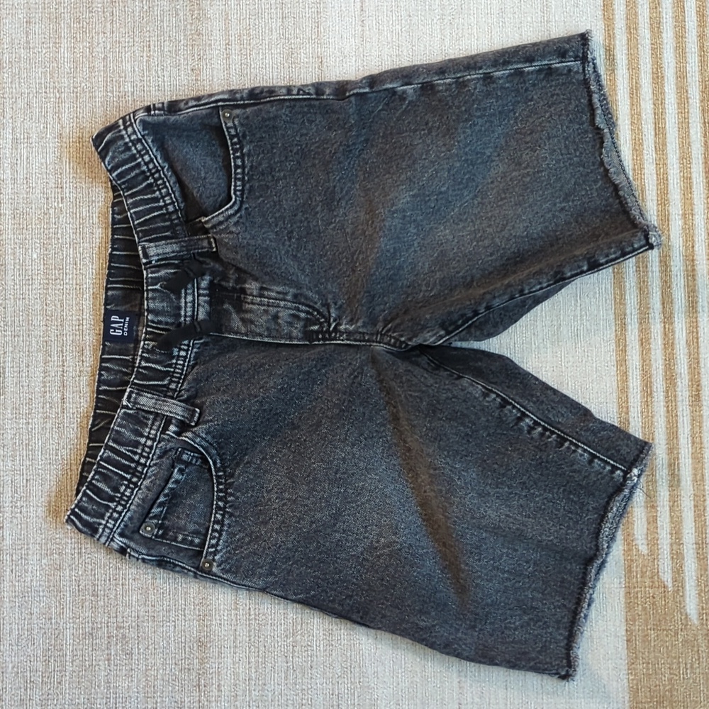 GAP Kids Slim Pull On Denim Shorts